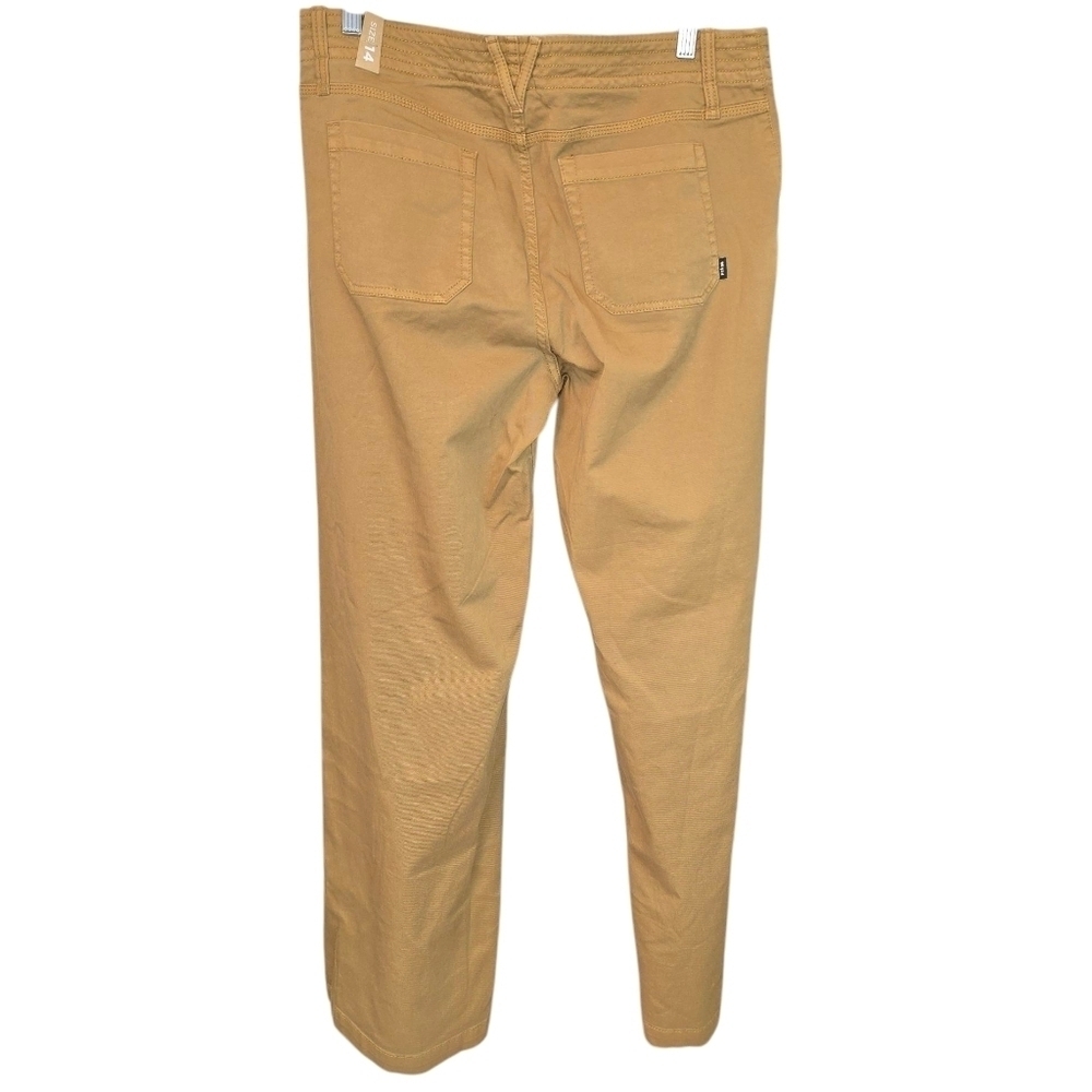 Prana Organic Cotton Sancho Wide Leg Pants in Antique Bronze NWT Size 14 Reg. - Picture 7 of 13